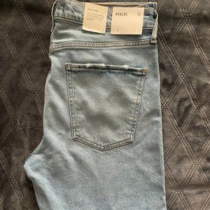 Agolde Toni Daylight Slim Mid Rise Straight Leg Jeans Sz 31 NWT